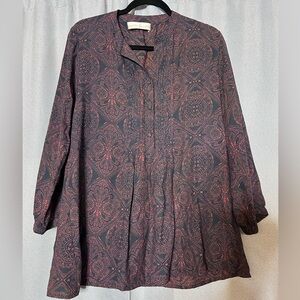 Natalie Martin long sleeve tunic blouse